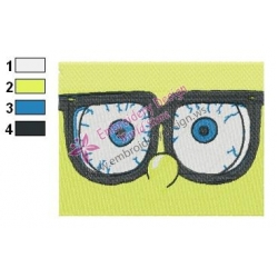 SpongeBob SquarePants Eyes Embroidery Design